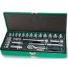 Bộ tuýp lục giác mờ 3/8" 25 món Toptul GCAD2502 2 Bộ tuýp lục giác mờ 3/8