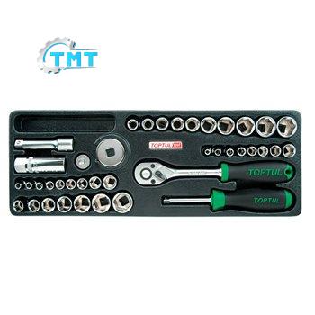Bộ túyp vặn ốc 40 món Toptul GCAT4001 1 Bộ túyp vặn ốc 40 món Toptul GCAT4001