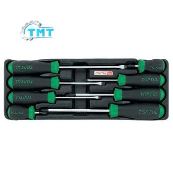 Bộ tua vít dẹt, bake 8 món Toptul GAAT0805 1 Bộ tua vít dẹt, bake 8 món Toptul GAAT0805