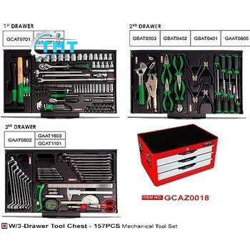 Tủ đựng dụng cụ 3 ngăn 157 chi tiết Toptul GCAZ0018 1 Tủ đựng dụng cụ 3 ngăn 157 chi tiết Toptul GCAZ0018