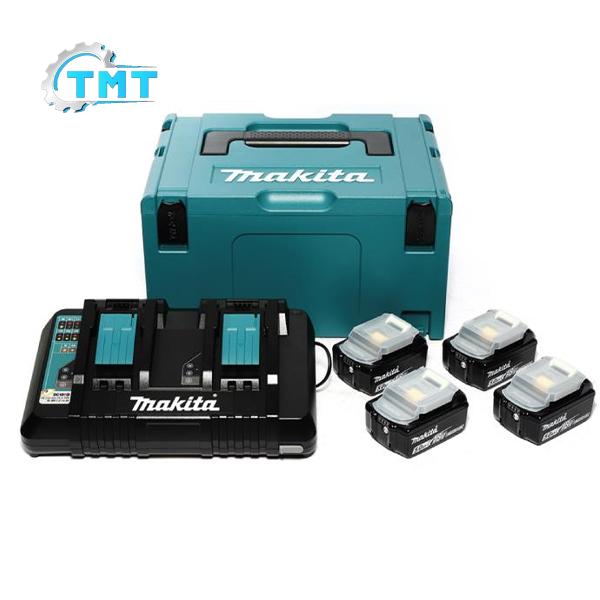 Bộ 4 pin sạc MKP3PT184 Makita 18V 5Ah (BL1850Bx4,DC18RDx1) 191G91-5 1 Bộ 4 pin sạc MKP3PT184 Makita 18V 5Ah (BL1850Bx4,DC18RDx1) 191G91-5