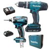 Bộ máy khoan bắt vít dùng PIN Makita DLX2022 (DDF453+DTD146) (18V) 2 Bộ máy khoan bắt vít dùng PIN Makita DLX2022 (DDF453+DTD146) (18V)