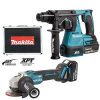 Bộ máy khoan, máy mài góc dùng Pin Makita DLX2161X 3 Bộ máy khoan, máy mài góc dùng Pin Makita DLX2161X