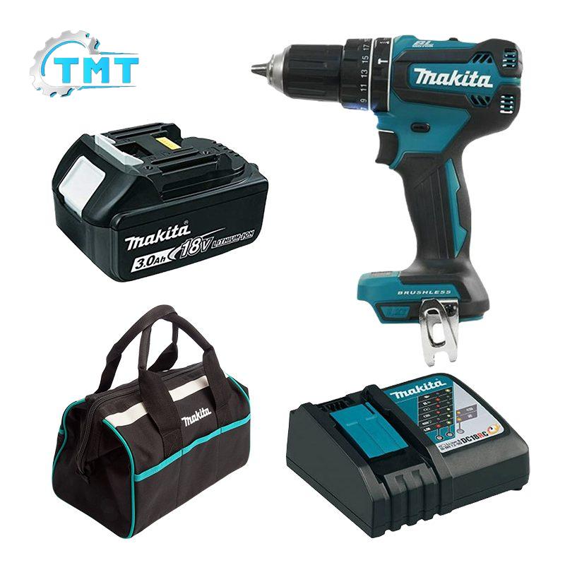 Combo Makita – Thân Máy Khoan + Pin + Đế Sạc + Túi Dụng Cụ 1 Combo Makita – Thân Máy Khoan + Pin + Đế Sạc + Túi Dụng Cụ