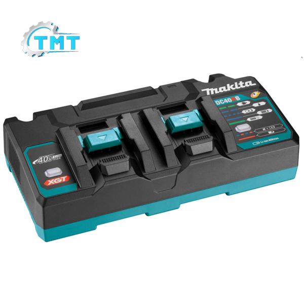 Đế sạc pin Li-ion nhanh hai cổng Makita DC40RB (191N09-8) 1 Đế sạc pin Li-ion nhanh hai cổng Makita DC40RB (191N09-8)