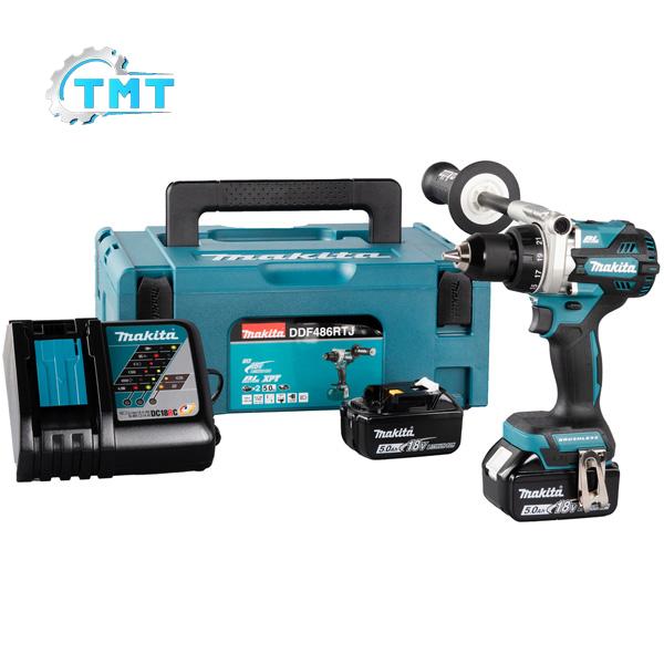 Máy khoan pin 18V Makita DDF486RTE 1 Máy khoan pin 18V Makita DDF486RTE