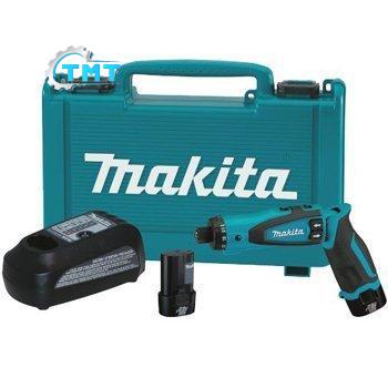 Máy khoan vặn vít dùng pin Makita DF010DSE 7.2V 1 Máy khoan vặn vít dùng pin Makita DF010DSE 7.2V