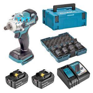 Máy siết bu lông dùng pin Makita DTW285RFJX (12.7MM/BL) (18V)