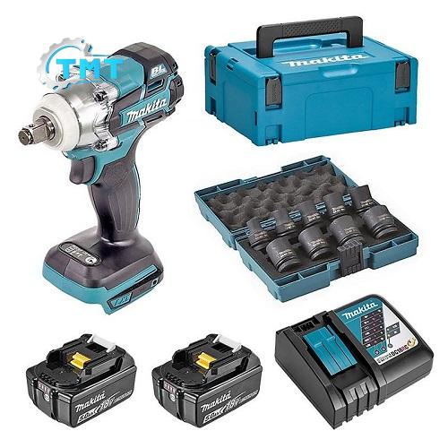 Máy siết bu lông dùng pin Makita DTW285RFJX (12.7MM/BL) (18V) 1 Máy siết bu lông dùng pin Makita DTW285RFJX (12.7MM/BL) (18V)