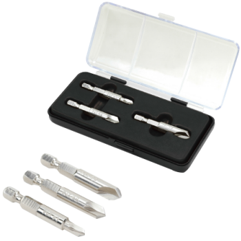 Mũi khoan lấy ốc gãy 3 món 1/4" Toptul JGAW0301 1 Mũi khoan lấy ốc gãy 3 món 1/4