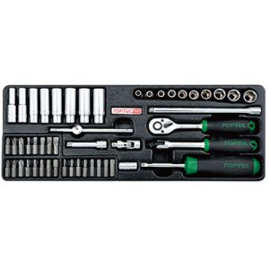 Bộ tuýp bông 50 chi tiết Toptul GCAT5002 1/4
