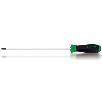 Tua vít pake dài chống trượt PH2x400(L1)mm Toptul FBCB0240 1 Tua vít pake dài chống trượt PH2x400(L1)mm Toptul FBCB0240