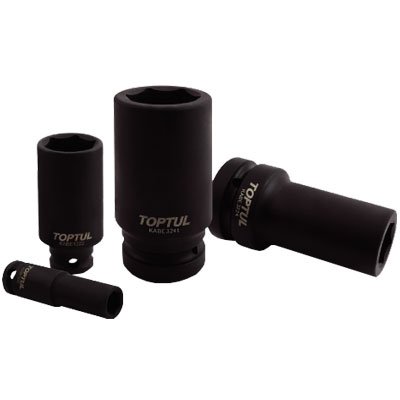 Đầu tuýp lục giác đen 1'' Dr. x 27mm Toptul KABE3227 1 Đầu tuýp lục giác đen 1'' Dr. x 27mm Toptul KABE3227